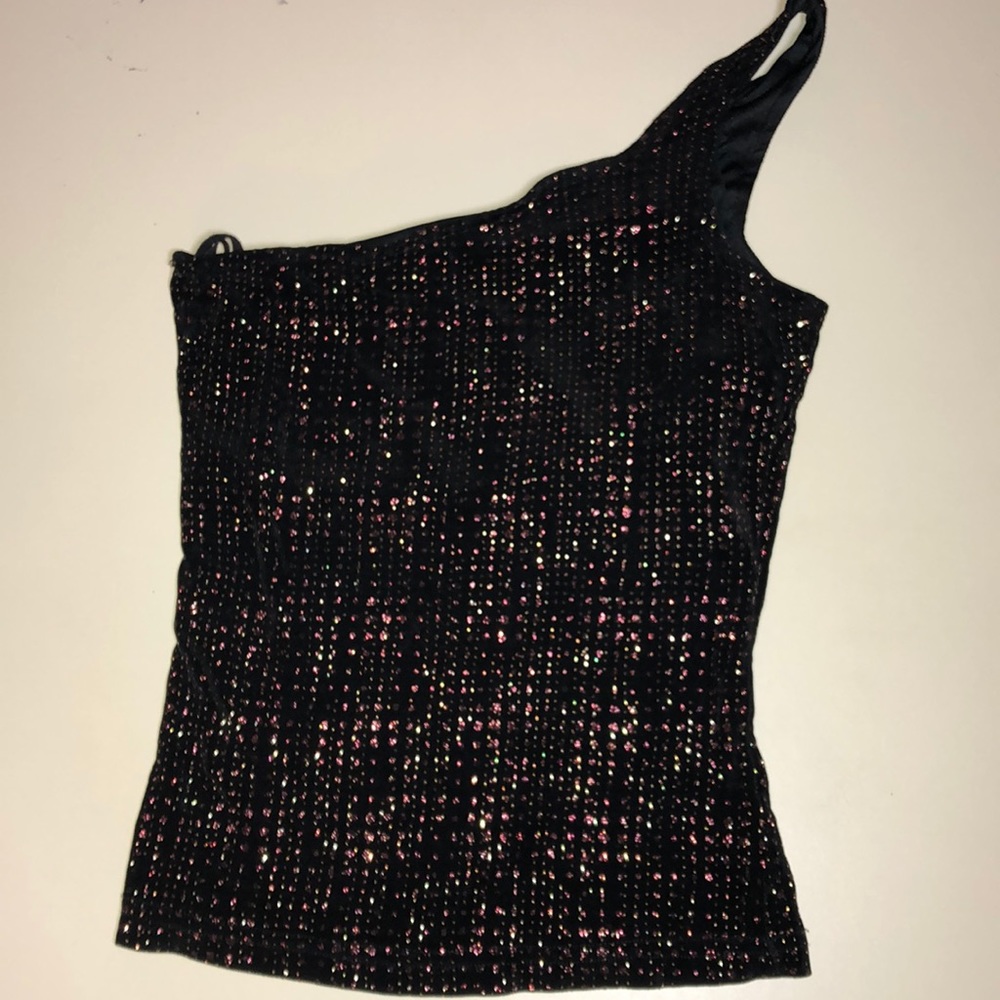 Rickis Sparkly one shoulder top